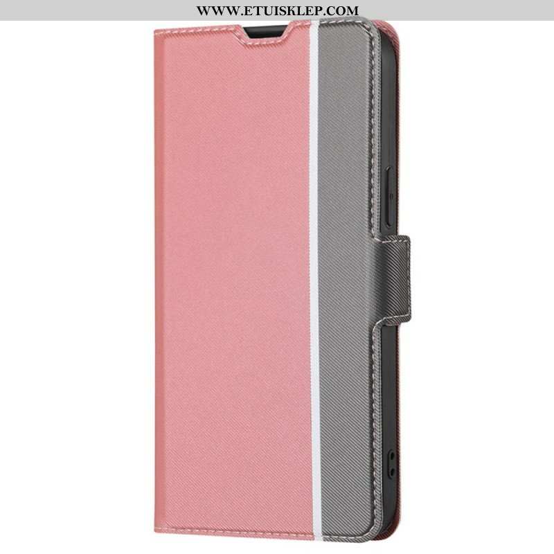 Etui Folio do Samsung Galaxy S23 Plus 5G Ultra Cienki Dwukolorowy